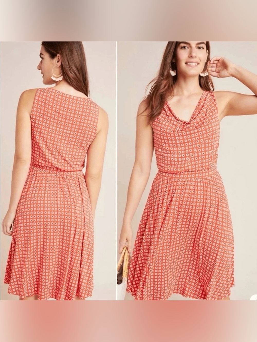 Maeve by Anthropologie Brianne Cowl Neck Jersey Dress - Picture 6 of 10
